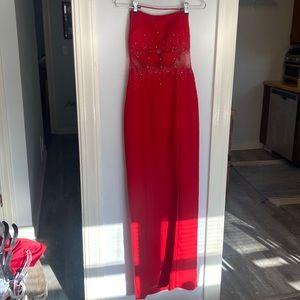Red Pricilla’s Formal Prom Dress
